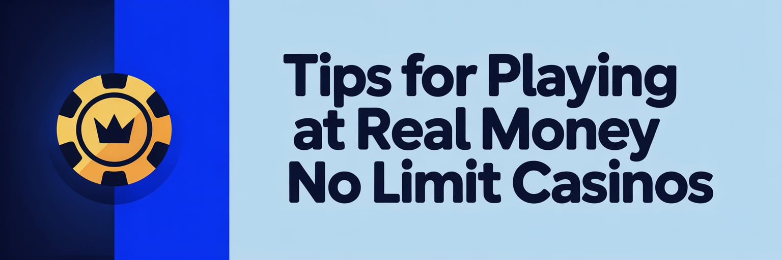 Tips for Playing at Real Money No Limit Casinos